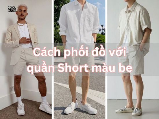 cach phoi do voi quan short mau be thumb