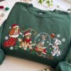 Disney Dogs Christmas Embroidered Sweatshirt Cozy Holiday Outfit Women 19 Artboard 2 img